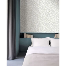 Kép 3/3 - Caselio Elegáns fekete-fehér madár mintás vlies tapéta Golden Flight Noir 53 cm X 10 m