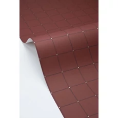 Kép 2/3 - Caselio Art deco kockás piros-arany vinyl tapéta Alphonse Grenat 53 cm X 10 m