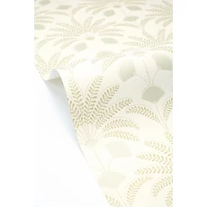 Kép 2/3 - Caselio Pálmafás art deco zöld-sárga vinyl tapéta Gisele Vert De Gris 53 cm X 10 m