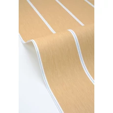 Kép 2/3 - Caselio Csíkos okkersárga vinyl tapéta Navaia Ocre 53 cm X 10 m