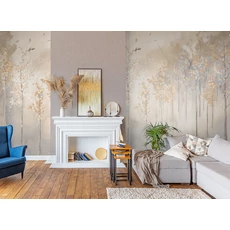 Kép 2/2 - JV Őszi erdő bézs vinyl poszter tapéta Maples Winter 68 cm X 3 m