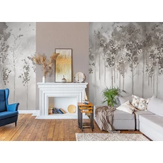 Kép 2/2 - JV Őszi erdő szürke vinyl poszter tapéta Maples Grey 68 cm X 3 m