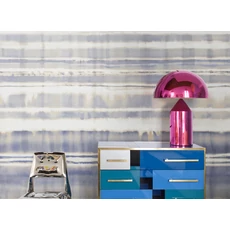 Kép 2/2 - JV Absztrakt mintás mondern kék vinyl tapéta Nagoya Blue 68 cm X 3 m