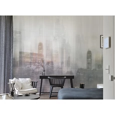 Kép 2/2 - JV Felhőkarcolók fényei szürke vinyl poszter tapéta Toronto Grey 68 cm X 3 m