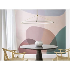 Kép 2/2 - JV Absztrakt mintás lila vinyl poszter tapéta Brock Mauve 68 cm X 3 m