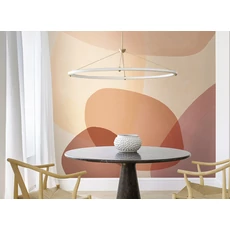 Kép 2/2 - JV Absztrakt mintás barna vinyl poszter tapéta Brock Terracotta 68 cm X 3 m