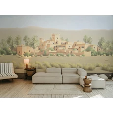 Kép 2/2 - JV Arab város bézs vinyl poszter tapéta Todra Natural 68 cm X 3 m