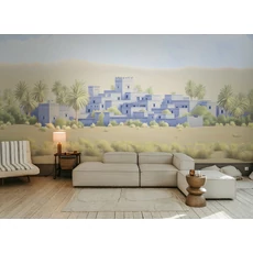 Kép 2/2 - JV Arab város kék vinyl poszter tapéta Todra Light Blue 476 cm X 3 m