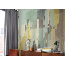 Kép 2/2 - JV Absztrakt mintás színes vinyl poszter tapéta Downtown Dawn 68 cm X 3 m