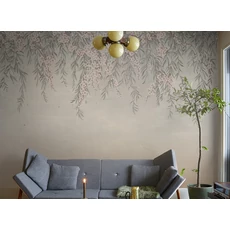 Kép 2/2 - JV Leander mintás romantikus vinyl poszter tapéta Vence Sage 400 cm X 3 m