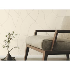 Kép 2/2 - JV Modern japán mozaikos bézs vinyl tapéta Unito Kintsugi Beige 70 cm X 10 m