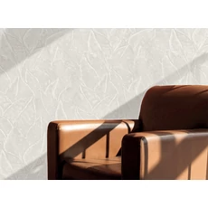 Kép 2/2 - JV Dombornyomott levélerezetes barna vinyl tapéta Daphne Brown 70 cm X 10 m