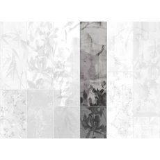 Kép 1/2 - JV Japán nő virágokkal szürke vinyl poszter tapéta Sumi Anthracite 68 cm X 3 m