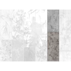 Kép 1/2 - JV Japán nő virágokkal szürke vinyl poszter tapéta Sumi Anthracite 68 cm X 3 m