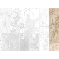 Kép 1/2 - JV Japán nő virágokkal arany vinyl poszter tapéta Sumi Gold 68 cm X 3 m