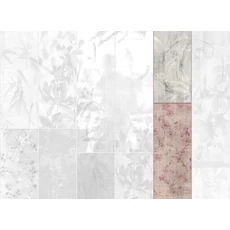 Kép 1/2 - JV Japán nő virágokkal kék vinyl poszter tapéta Sumi Teal 68 cm X 3 m