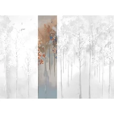 Kép 1/2 - JV Őszi erdő kék vinyl poszter tapéta Maples Blue 68 cm X 3 m