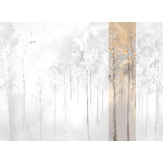 Kép 1/2 - JV Őszi erdő bézs vinyl poszter tapéta Maples Winter 68 cm X 3 m