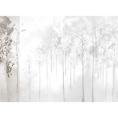 Kép 1/2 - JV Őszi erdő szürke vinyl poszter tapéta Maples Grey 68 cm X 3 m