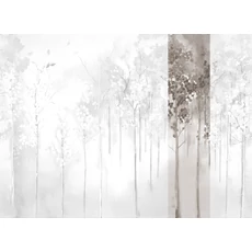 Kép 1/2 - JV Őszi erdő szürke vinyl poszter tapéta Maples Grey 68 cm X 3 m