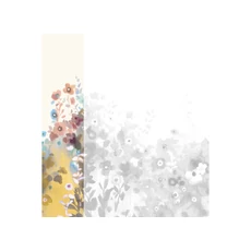 Kép 1/2 - JV Virágmintás sárga vinyl poszter tapéta Zeeland Sun 68 cm X 3 m