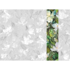 Kép 1/2 - JV Texturált virágmintás zöld vinyl poszter tapéta Bronte Green 68 cm X 3 m