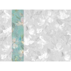 Kép 1/2 - JV Texturált virágmintás kék vinyl poszter tapéta Bronte Light Blue 68 cm X 3 m