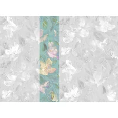 Kép 1/2 - JV Texturált virágmintás kék vinyl poszter tapéta Bronte Light Blue 68 cm X 3 m