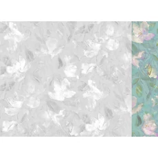 Kép 1/2 - JV Texturált virágmintás kék vinyl poszter tapéta Bronte Light Blue 68 cm X 3 m