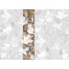 Kép 1/2 - JV Texturált virágmintás bronz vinyl poszter tapéta Bronte Sepia 68 cm X 3 m