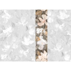 Kép 1/2 - JV Texturált virágmintás bronz vinyl poszter tapéta Bronte Sepia 68 cm X 3 m