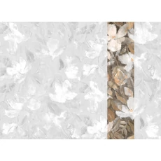 Kép 1/2 - JV Texturált virágmintás bronz vinyl poszter tapéta Bronte Sepia 68 cm X 3 m