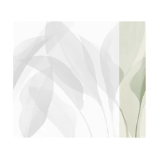 Kép 1/2 - JV Trópusi levélmintás zöld vinyl poszter tapéta Davao Sage 68 cm X 3 m