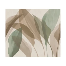 Kép 1/2 - JV Trópusi levélmintás barna vinyl tapéta Davao Autumn 340 cm X 3 m