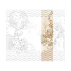 Kép 1/2 - JV Tigrisek tánca bézs vinyl poszter tapéta Noen Beige 68 cm X 3 m