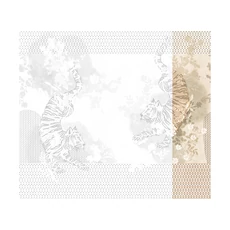 Kép 1/2 - JV Tigrisek tánca bézs vinyl poszter tapéta Noen Beige 68 cm X 3 m