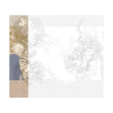 Kép 1/2 - JV Tigrisek tánca bézs vinyl poszter tapéta Noen Platinum 68 cm X 3 m