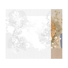 Kép 1/2 - JV Tigrisek tánca bézs vinyl poszter tapéta Noen Platinum 68 cm X 3 m