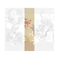 Kép 1/2 - JV Tigrisek tánca arany színű vinyl poszter tapéta Noen Gold 68 cm X 3 m