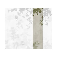 Kép 1/2 - JV Borostyán árnyékokkal zöld vinyl poszter tapéta Domme Green 68 cm X 3 m