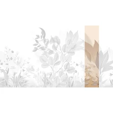 Kép 1/2 - JV Levélmintás art deco bézs vinyl poszter tapéta Belvedere Dawn 68 cm X 3 m