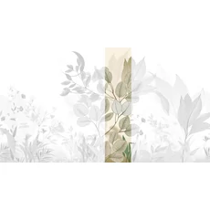 Kép 1/2 - JV Levélmintás art deco zöld vinyl poszter tapéta Belvedere Green 68 cm X 3 m