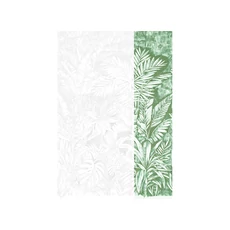 Kép 1/2 - JV Trópusi dzsungel mintás zöld vinyl poszter tapéta Daintree Forest 68 cm X 3 m