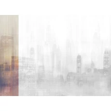 Kép 1/2 - JV Felhőkarcolók fényei színes vinyl poszter tapéta Toronto Sunset 68 cm X 3 m