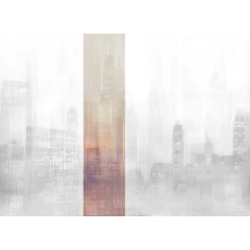 Kép 1/2 - JV Felhőkarcolók fényei színes vinyl poszter tapéta Toronto Sunset 68 cm X 3 m