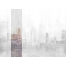 Kép 1/2 - JV Felhőkarcolók fényei szürke vinyl poszter tapéta Toronto Grey 68 cm X 3 m