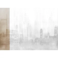 Kép 1/2 - JV Felhőkarcolók fényei bézs vinyl poszter tapéta Toronto Gold 68 cm X 3 m