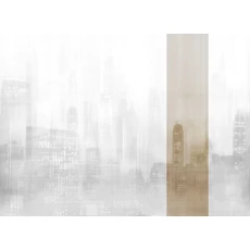 Kép 1/2 - JV Felhőkarcolók fényei bézs vinyl poszter tapéta Toronto Gold 68 cm X 3 m