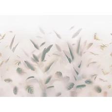 Kép 1/2 - JV Pálmaleveles lila vinyl poszter tapéta Nadi Lilac 400 cm X 3 m