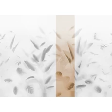 Kép 1/2 - JV Pálmaleveles bézs vinyl poszter tapéta Nadi Beige 68 cm X 3 m